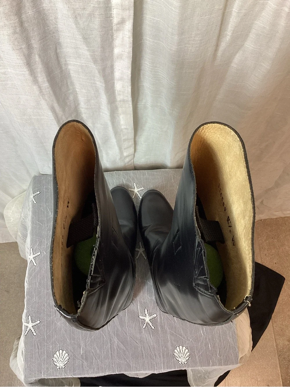 Amazonas Tall Black Leather Riding Boots; Size: 7.5